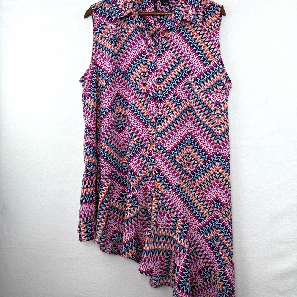 New Directions Curvy Sleeveless Tunic Size 2X